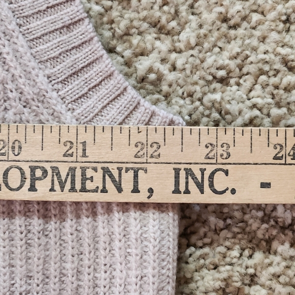 Rachel Zoe 100% Extrafine Merino Wool Longline Sweater Vest 28” Length XL - Picture 4 of 11